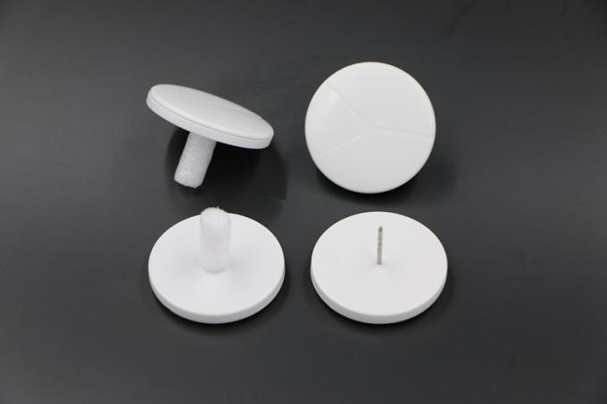 Circular RFID Clothes Tag Combine With EAS Hard RFID Pin 860-960MHz