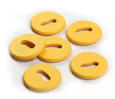 PPS Round Button Wearable NFC RFID Laundry Tag For Clothing ISO14443