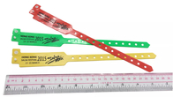 PVC Plastic promotional Bracelet disposable Fudan F08 activity Identification RFID wristband