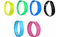 PVC Plastic promotional Bracelet disposable Fudan F08 activity Identification RFID wristband