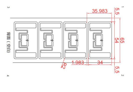 RFID UHF Label LAB5434 Ucode 9 , RFID WET INLAY UCODE 8 , RFID WHITE PAPER LABEL