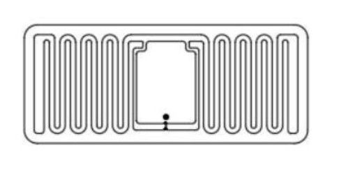 Custom Printable Paper UHF Rfid Tags Passive 44*18mm UHF RFID Wet Inlay