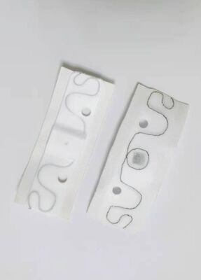 UHF RFID laundrdy tag with holes , RFID Laundry Tag 200 Times Washing Cycles For Commercial Laundry