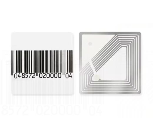 30*30mm Barcode Adhesive Security 8.2Mhz EAS RF Soft Label for Supermarket EAS Systems