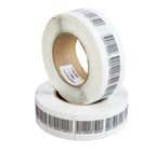 40*40mm White Color EAS Security Label RF AM DR With Back Adhesive