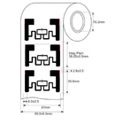 8 meter Range RFID Inlay Tag