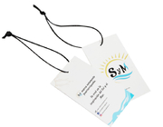 Sustainable Luxury Garment RFID Hang Tag 5*10cm Hot Stamping