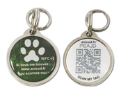 Epoxy Pet RFID Hard Tag NFC Zinc Alloy With Access Control System