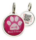 Waterproof Anti Lost RFID Dog Tag QR Code 213 Epoxy RFID Pet TAG