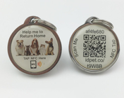 13.56MHZ Anti Lost RFID Pet Tag QR Code 213 EpoxyFor Dog Cat