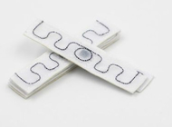 Heat Sealing Fabric RFID UHF Laundry Tag Single Layer With  8 Chip