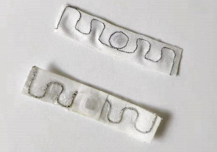 200 Times Washable Long Range UHF RFID Textile Laundry Tags For Laundry , RFID laundry tag with hot sealing