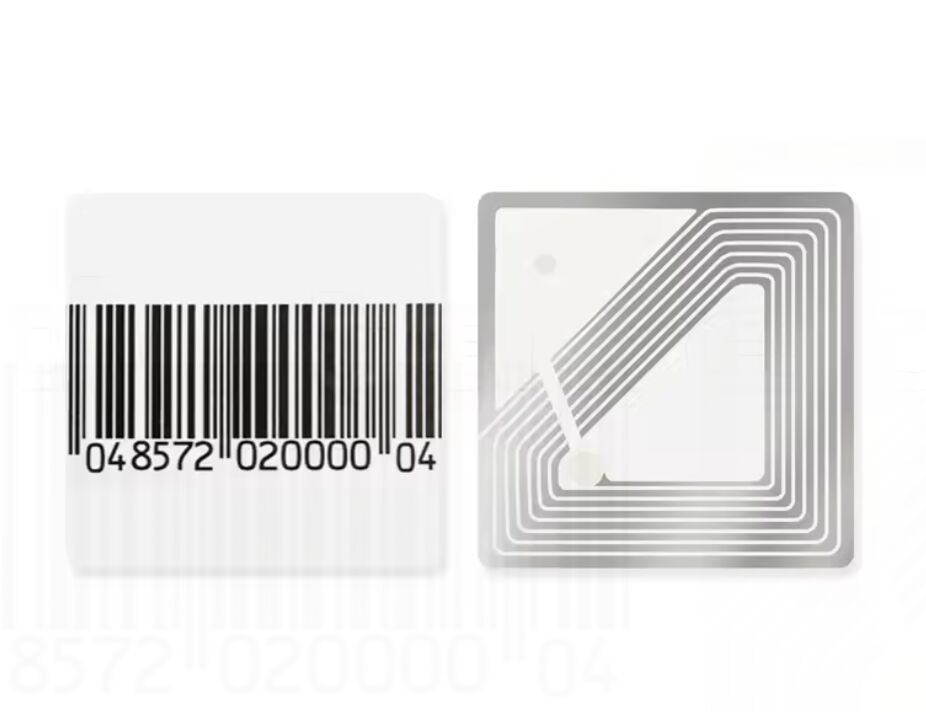 30*30mm Barcode Adhesive Security 8.2Mhz EAS RF Soft Label for Supermarket EAS Systems